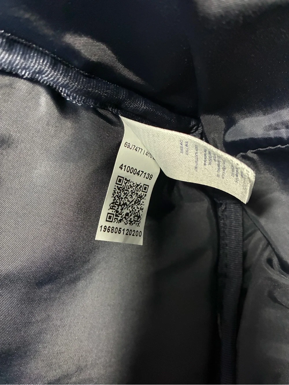 Tommy Hilfiger Navy Backpack with Red Logo and Tricolor Stripe